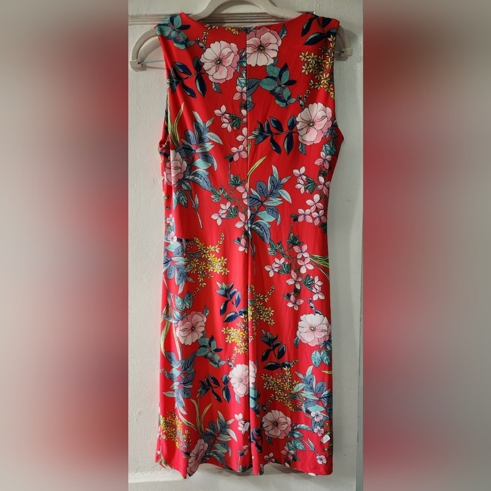 Tommy Hilfiger Red Sleeveless Sheath Midi Dress size:4 **Like New condition** - Picture 4 of 5